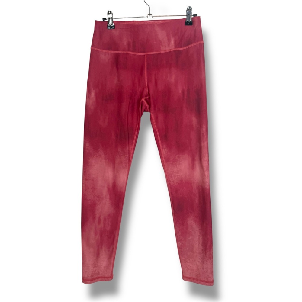 Calia Leggings Women's Medium Stayput Waistband High Rise Tie Dye Pink